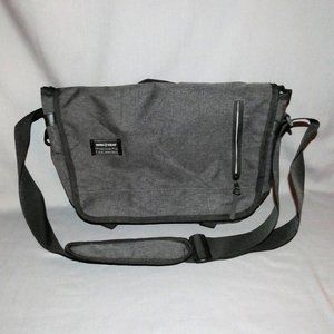 Swiss Gear Padded Heather Gray Messenger Laptop Bag